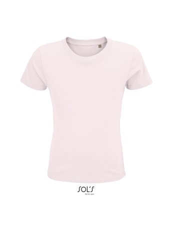 Παιδικό οργανικό t-shirt - Crusader kids 03580 απαλό ροζ